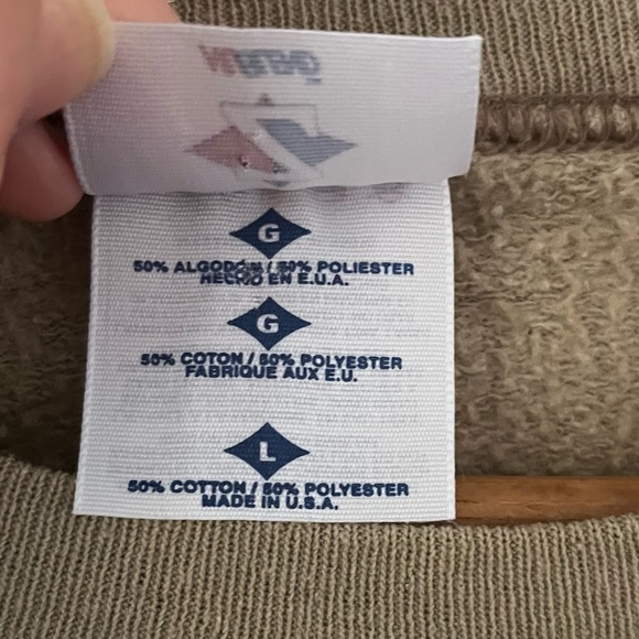 JERZEES Nublend Vintage Frabjous Snowman Christmas Sweatshirt Size Large - Picture 5 of 9